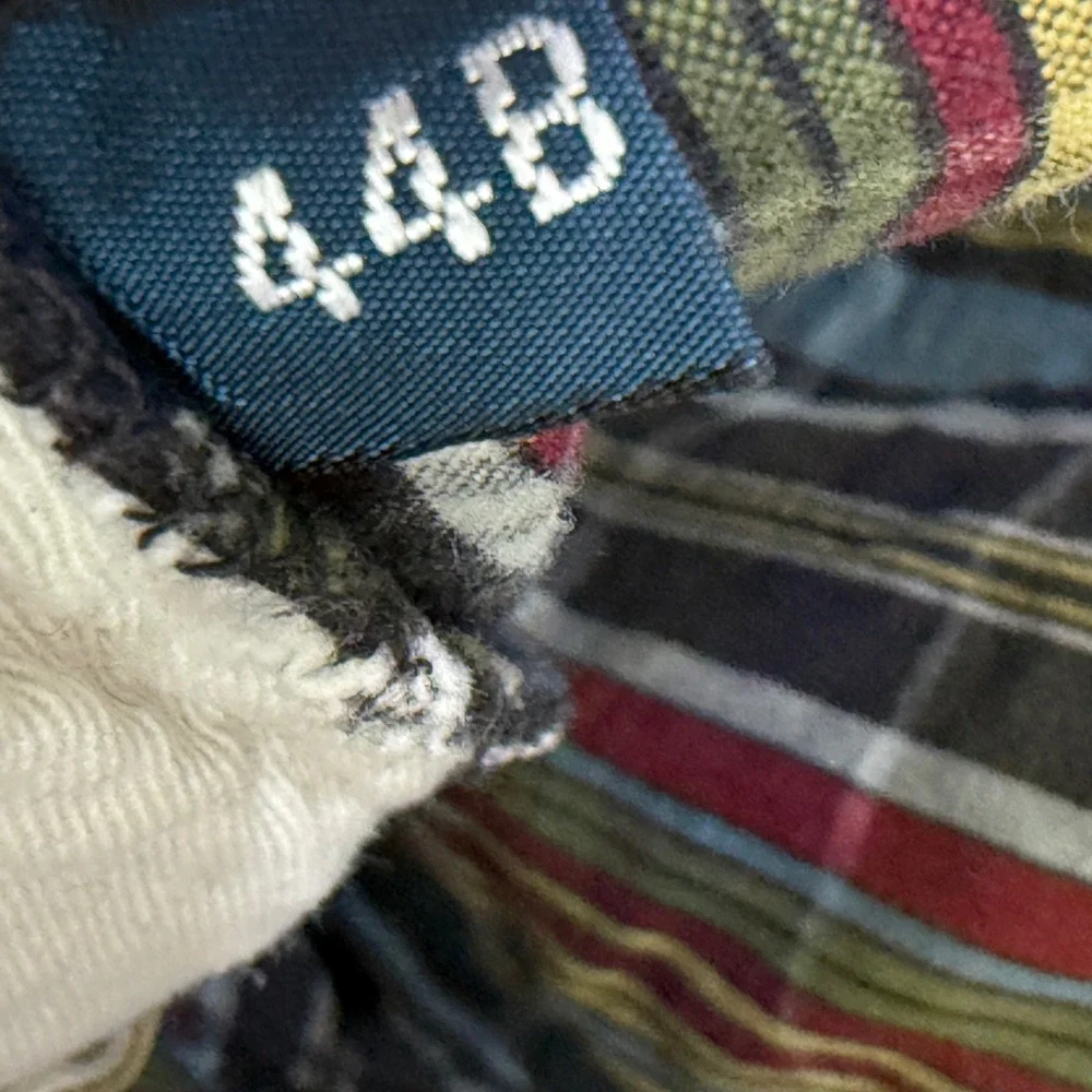 Vintage Polo Ralph Lauren Men Plaid Cargo Shorts Multi Color Type C-1 Utility 44